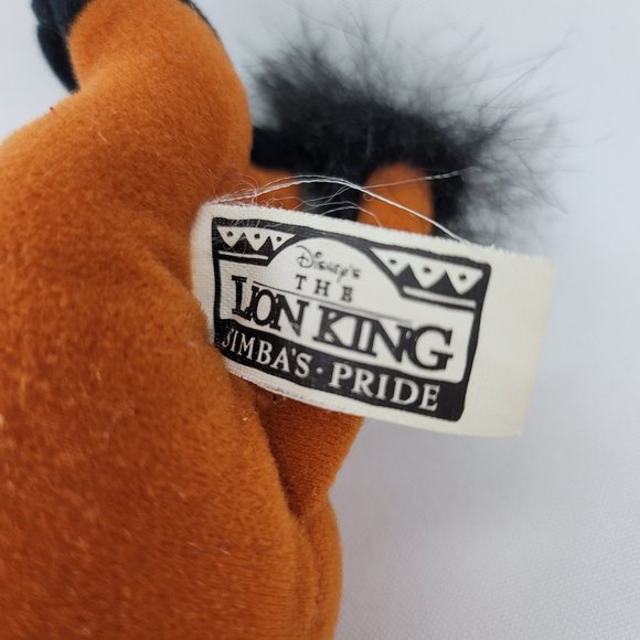 1998 Lion King Simba's Pride Pumba Warthog Stuffed Bean Plush & Zira McD Toy - Picture 4 of 11
